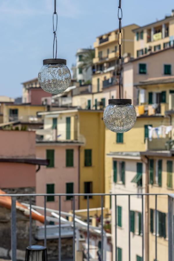 Ferienwohnung Wanderjohn Penthouse 5Terreparco Riomaggiore Exterior foto